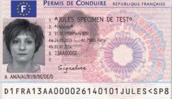 permis de conduire français