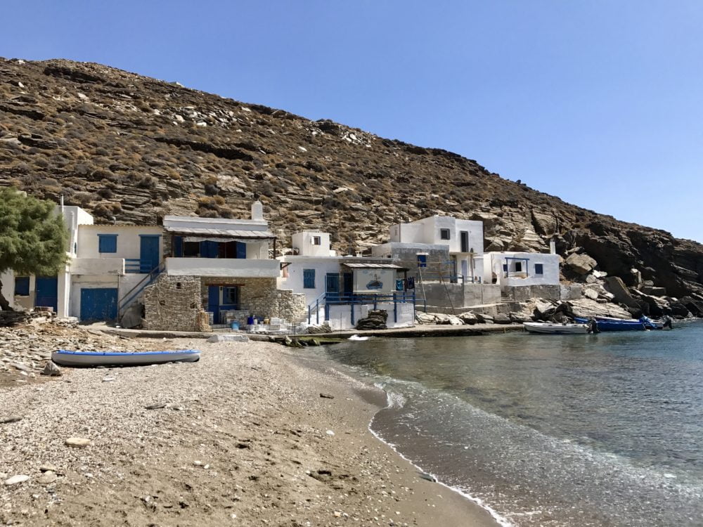Les plages de Tinos dans les Cyclades en Grèce