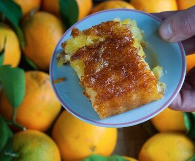 La recette du gâteau à l'oange, portokalopita en grec