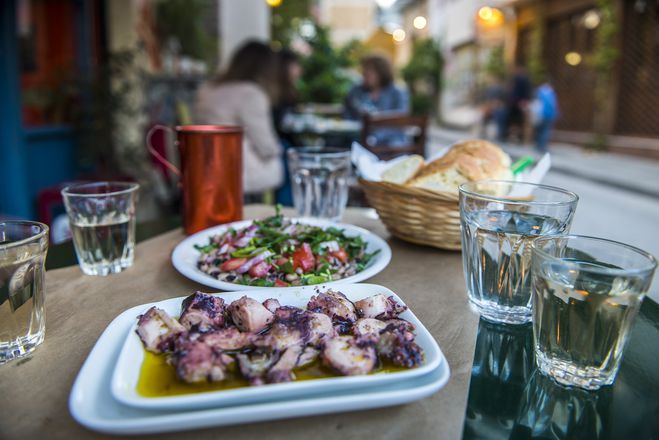 Visite culinaire d' Athènes en français