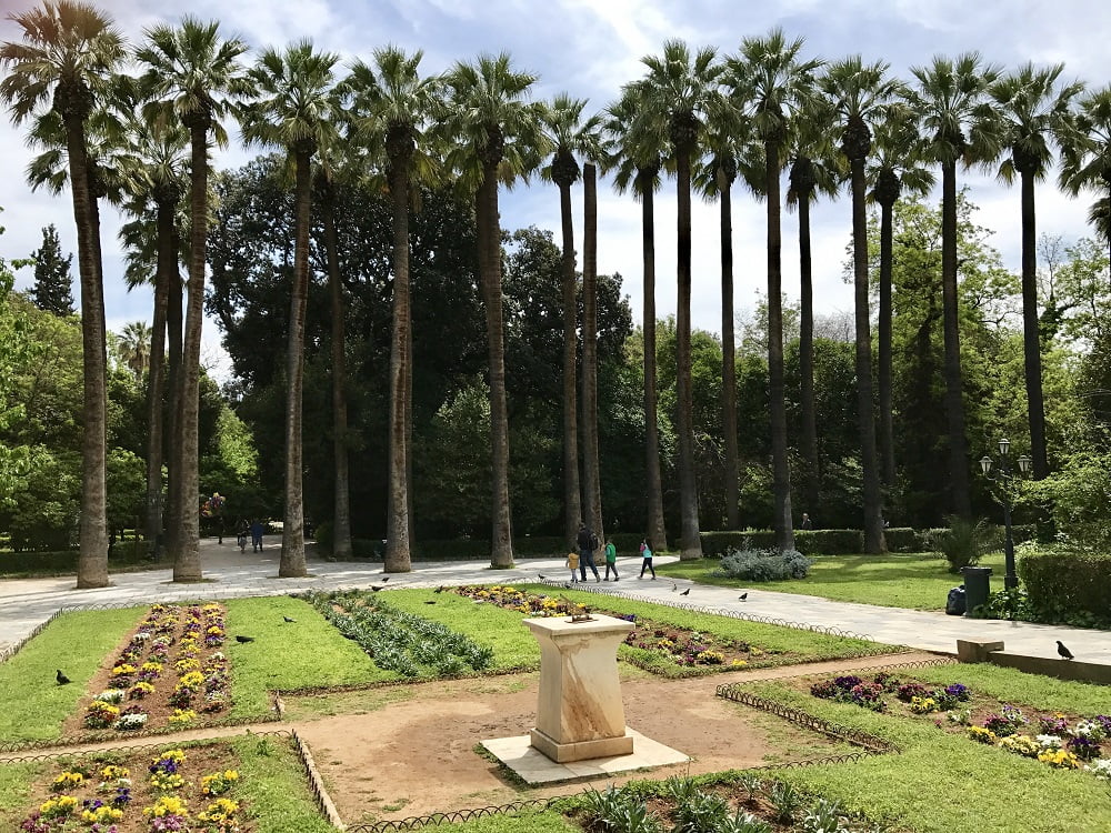 Visiter Athènes - jardin national