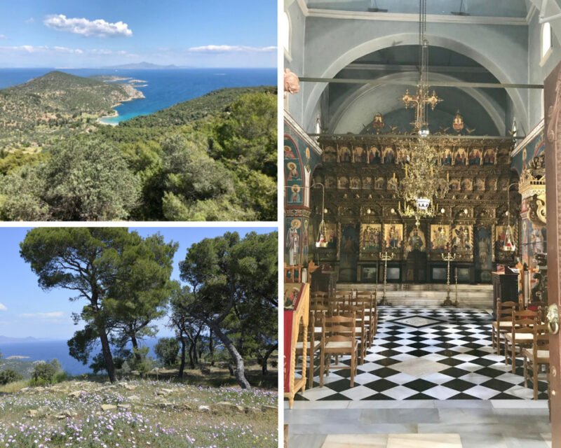 Poros, une île grecque proche d'Athene