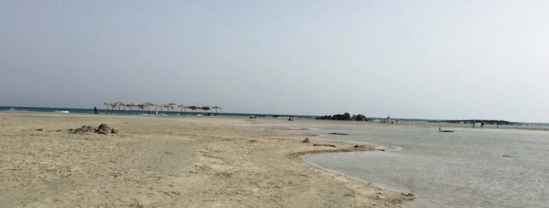 plage d'elafonissos crete sable blanc