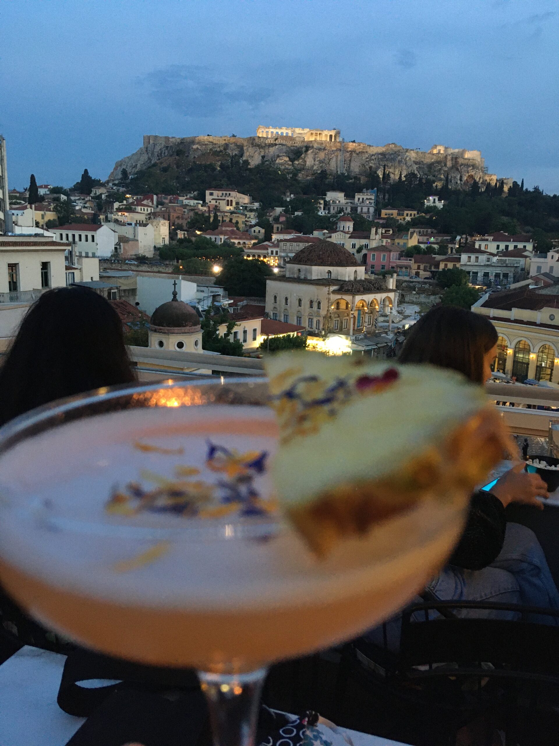 rooftop Athenes avec vue sur l'Acropole
