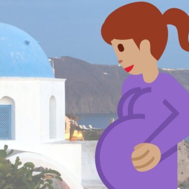 Voyager enceinte en Grèce