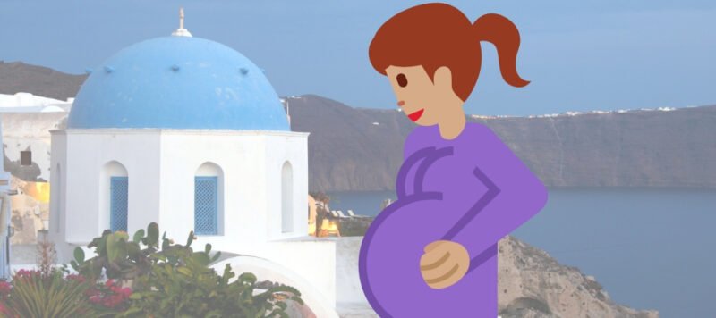 Voyager enceinte en Grèce