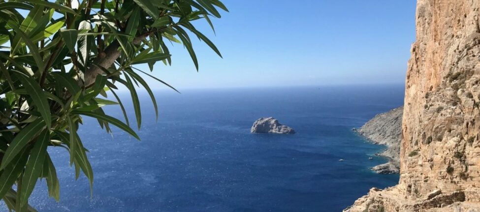 L'île d' Amorgos dans les Cyclades