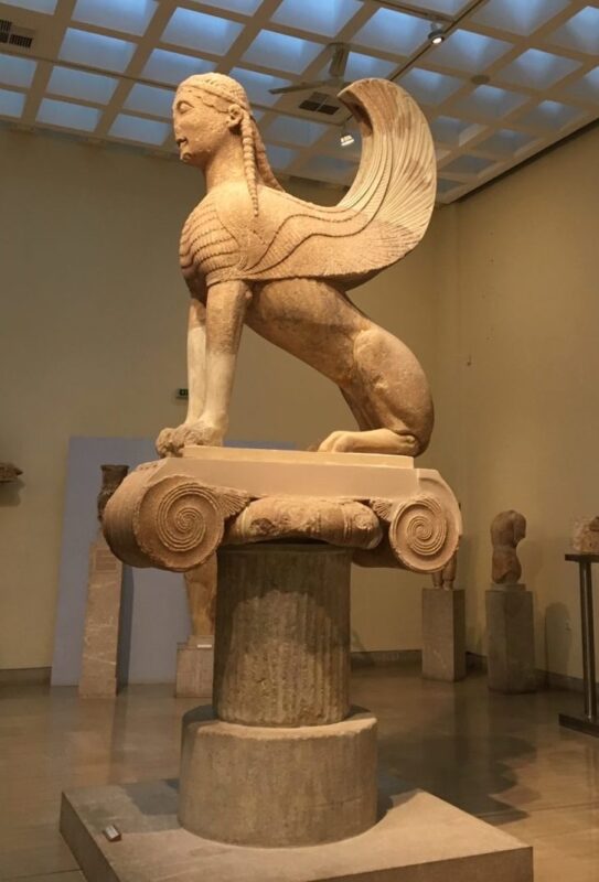 Le sphinx du musée de Delphes