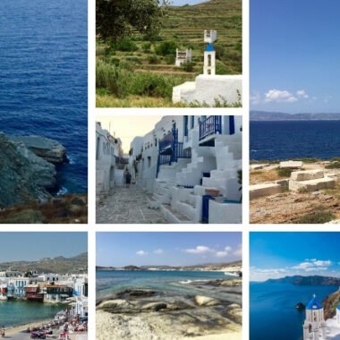Voyage vacances dans les cyclades : Paros sifnos Kythnos Serifos Milos Kimolos Folegandros Santorin Ios Amorgos Naxos Mykonos Tinos Andros