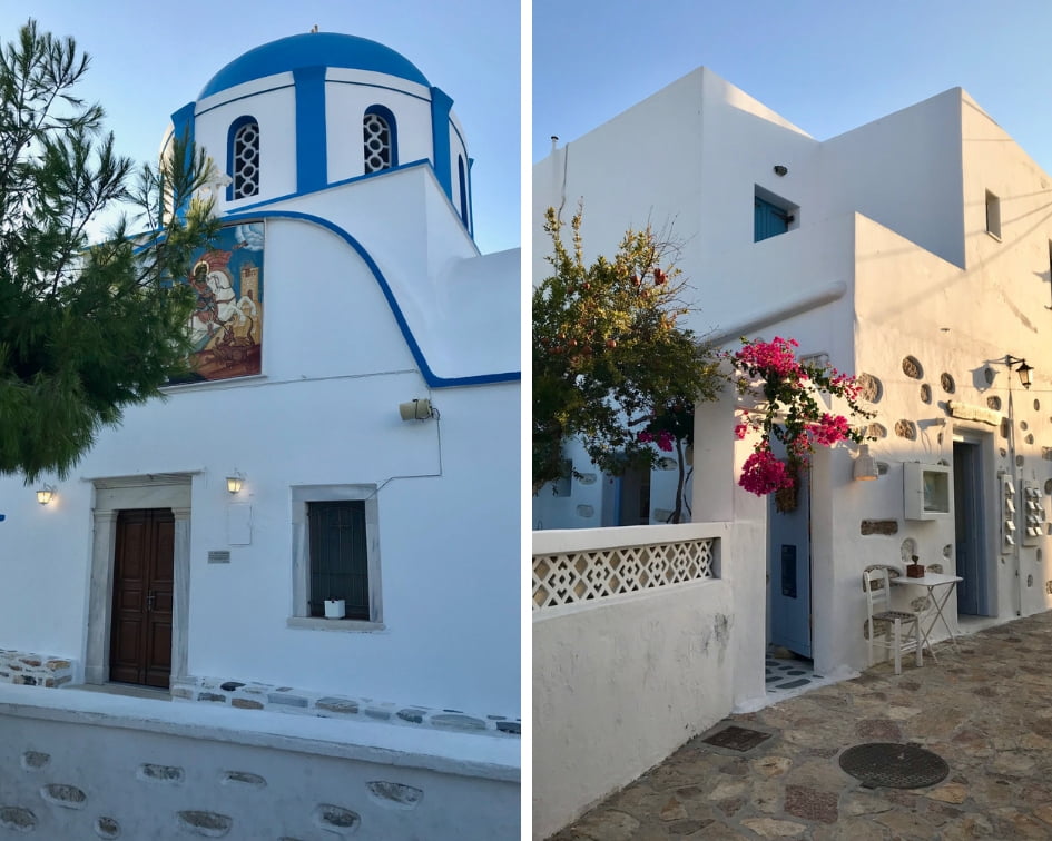 Le village bleu et blanc des Cyclades à Koufonissia