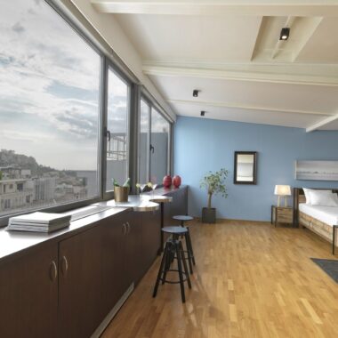 location appart hôtel appartement à Athènes syntagma loft