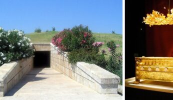 Le site de vergina en Grèce du Nord
