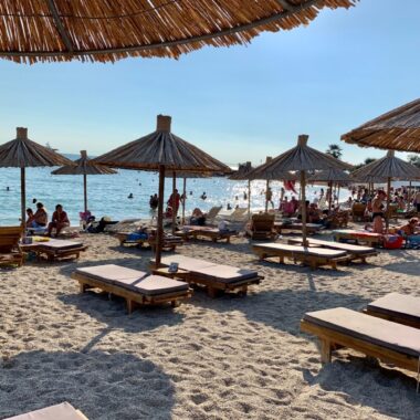 La plage Bolivar Beach à Athenes