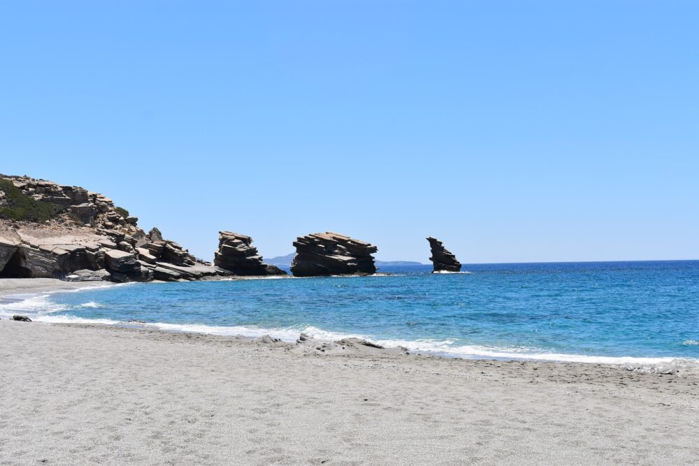 Les plus belles plages de Crete : la plage de Triopetra