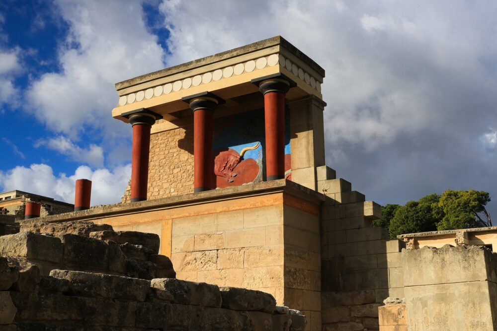 Visiter Knossos Cnossos en Crète Grèce