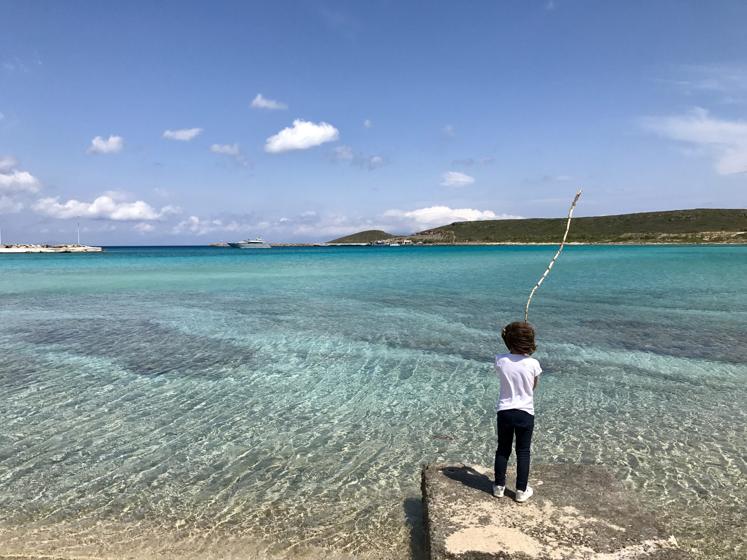 Vacances à Cythère Kythira avec des enfant