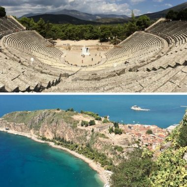 Théâtre d'Epidaure et Nauplie dans le Péloponnèse, destination pour un voyage en Grèce