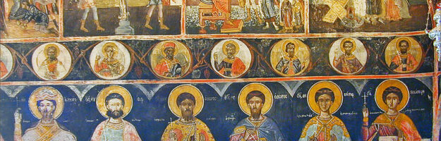 Icônes byzantines-Fresque murale