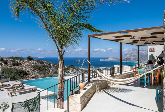 Villanovo louer une villa en crète - villa de luxe en grèce