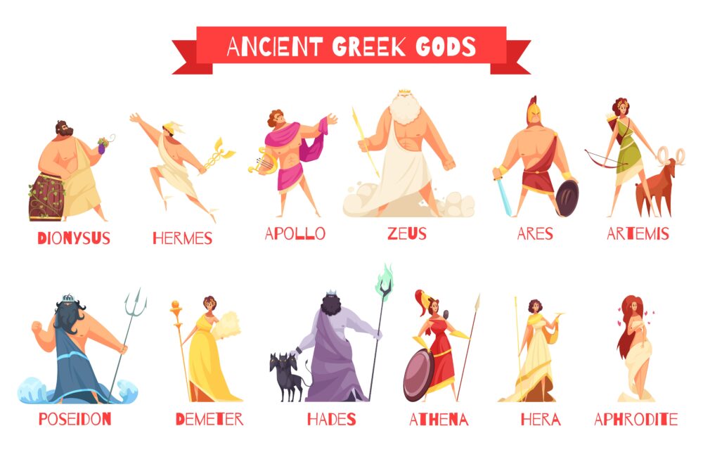 Dieux et déesses de la mythologie grecque