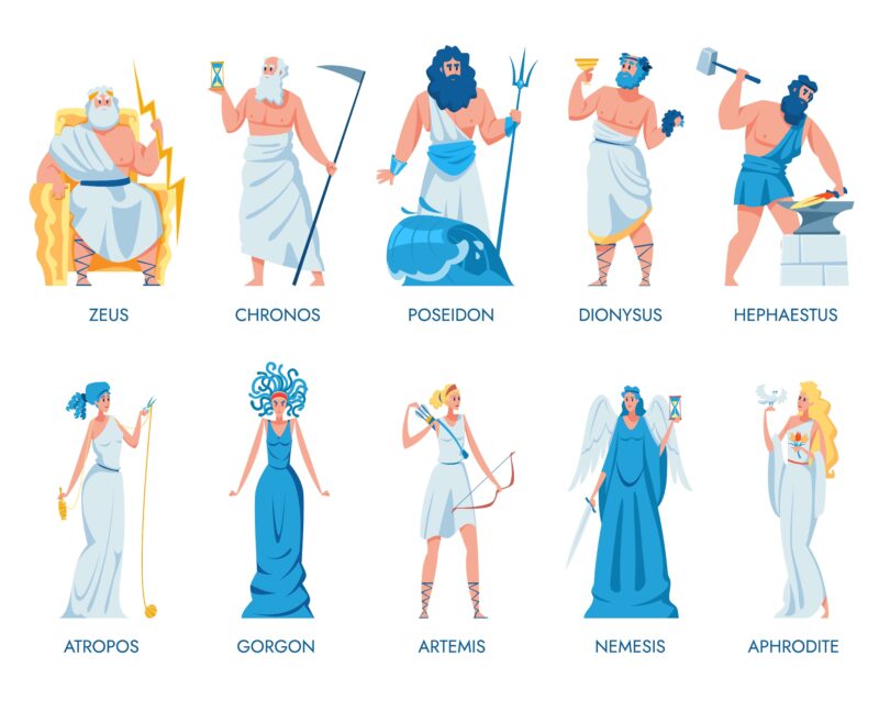 Dieux et déesses de l'Olympe