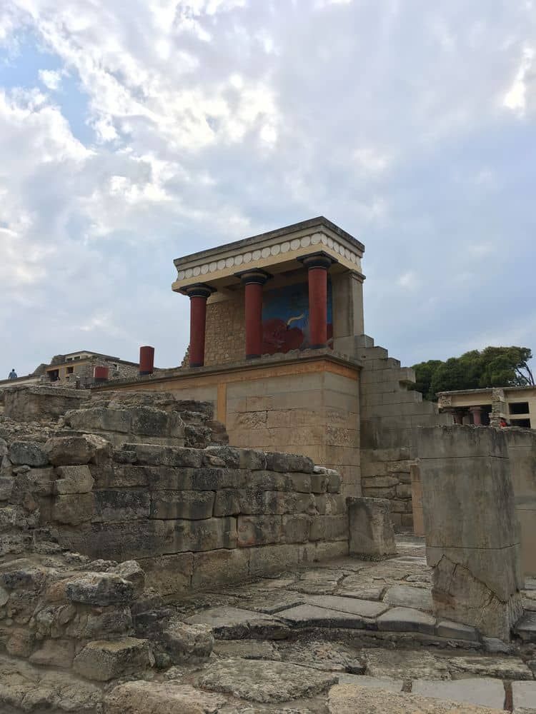 Palais de Knossos en Crète