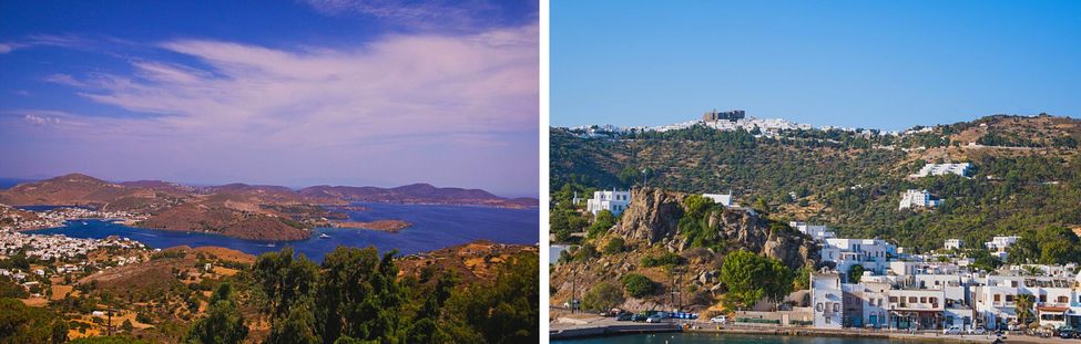 Patmos, île du Dodécanèse en Grèce