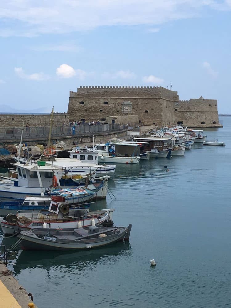 Port d'Heraklion, capitale de la Crète