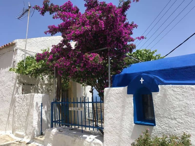 Kea, île des Cyclades, blanc et bleu