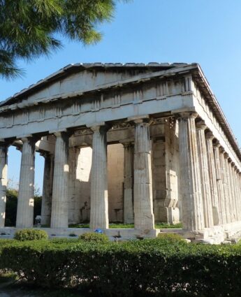 agora antique d'Athènes : temple d'Héphaïstos