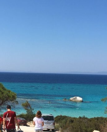 que faire en Halkidiki : mer bleue, plage