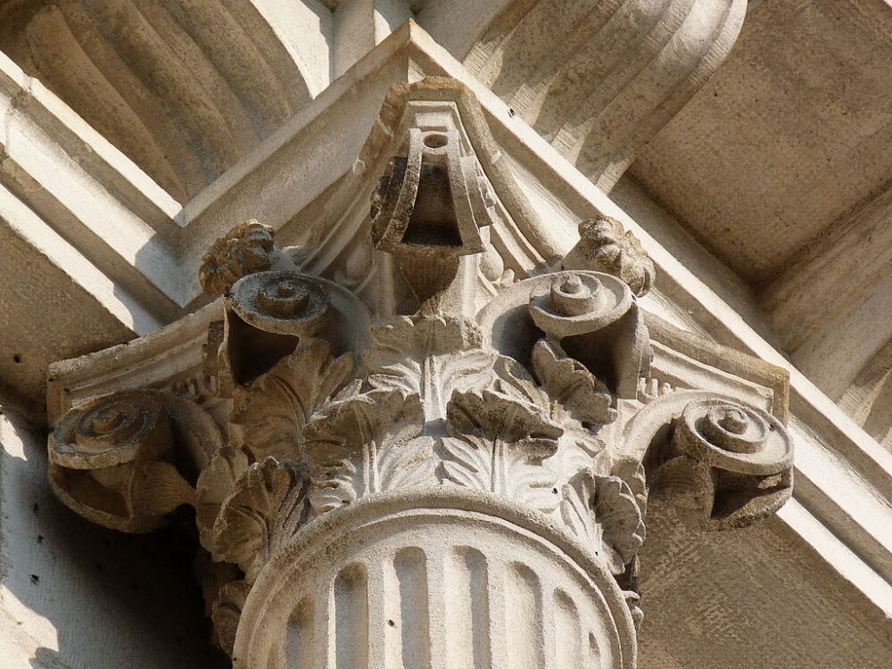 ordre corinthien colonne acanthe