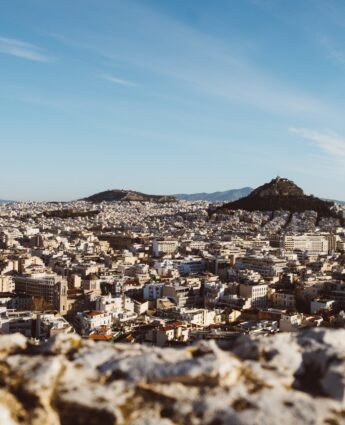 vue sur Athènes en Grèce