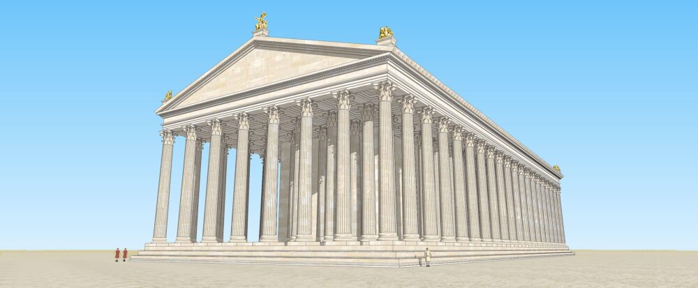 olympieion temple de zeus athenes grece