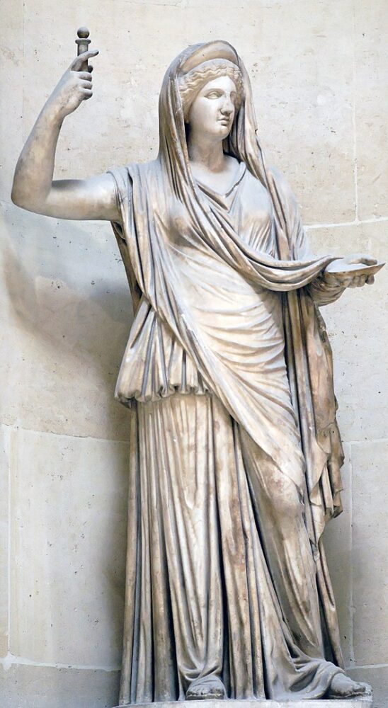 Statue Héra déesse mythologie grecque