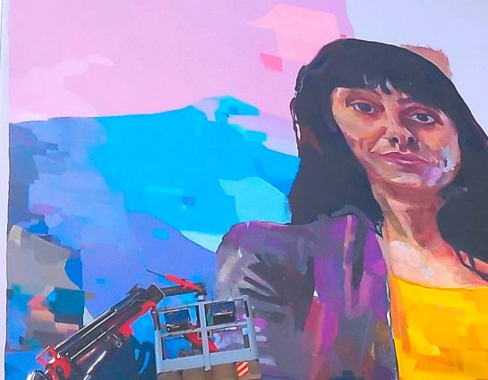 Fresque du street-artiste Atek à Athènes