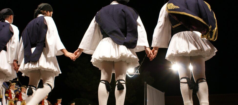 Danseurs grecs en fustanelle