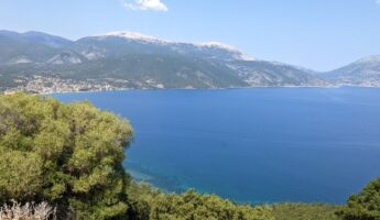 visiter céphalonie kefalonia vue depuis l'acropoli de same