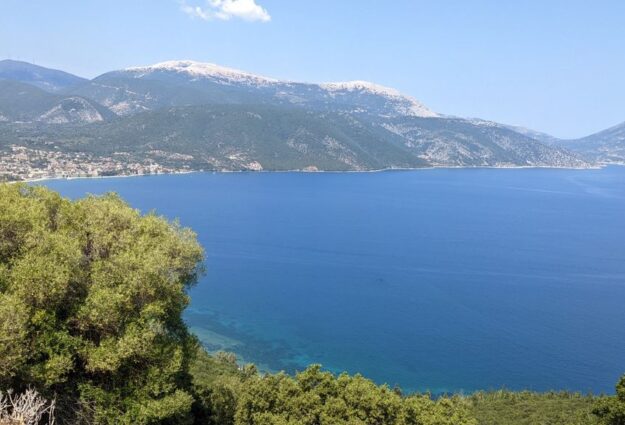 visiter céphalonie kefalonia vue depuis l'acropoli de same