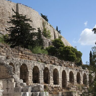 Portique Eumène II à l'Acropole d'Athènes