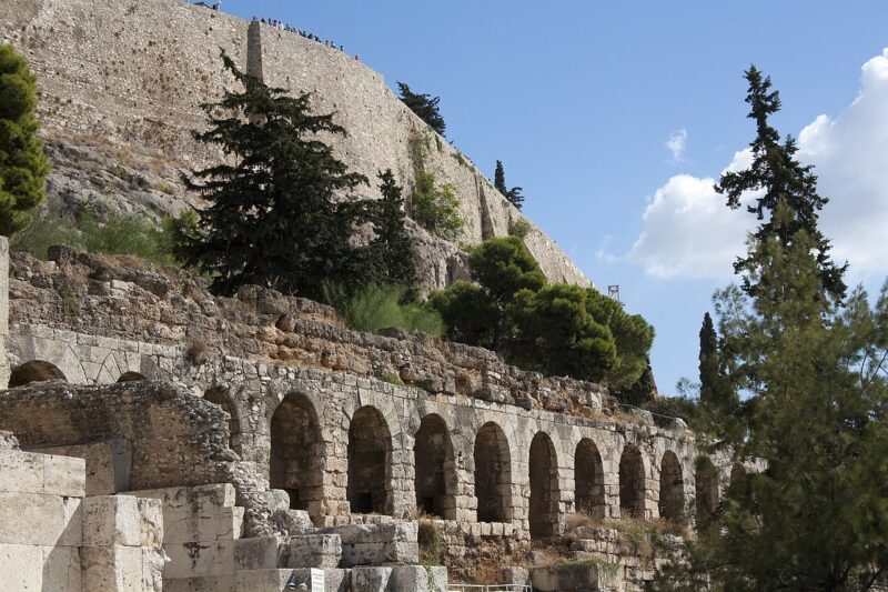 Portique Eumène II à l'Acropole d'Athènes