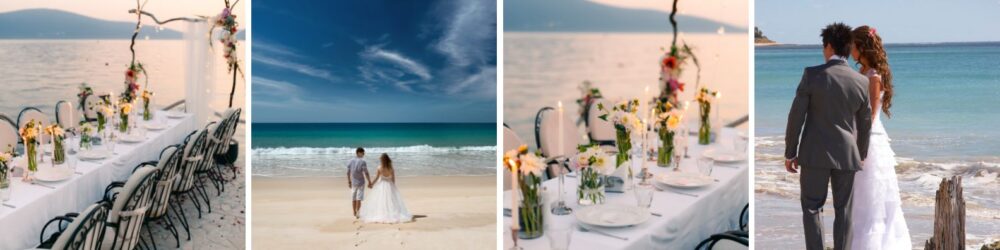 lieux de mariage près de la mer en Grèce