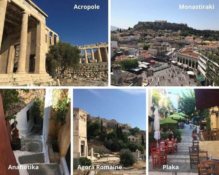 Visiter Athènes en 1 jour : Acropole, Monastiraki, Plaka, Anafiotika, Agora romaine...