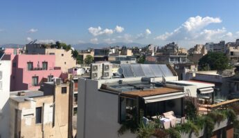 immeubles à Athènes en Grèce