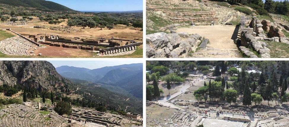 âtres antiques en Grèce : Delphes, Acropole, Epidaure, Delos