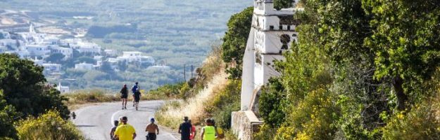Le trail de Tinos dans les Cyclades, une courses à pied en Grèce