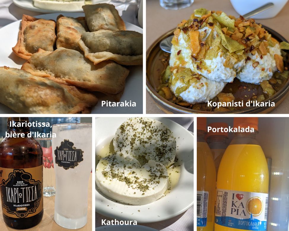spécialités culinaires d'Ikaria en Grèce