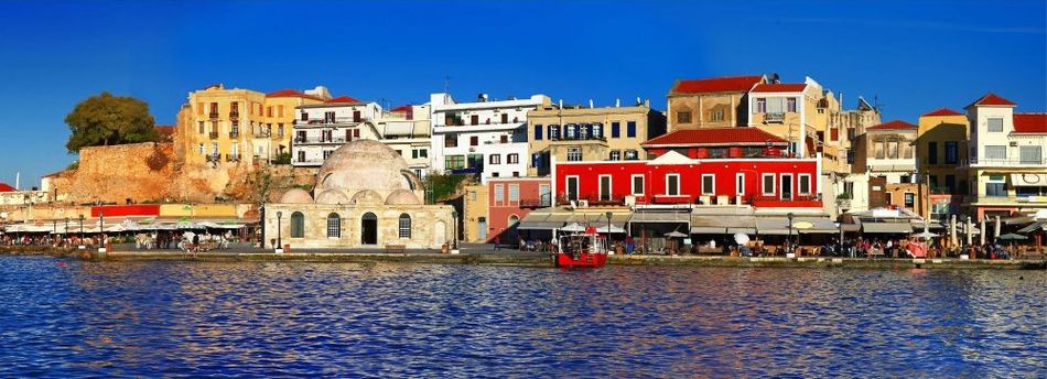 old port of Chania in Crete