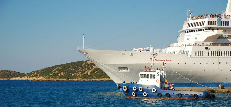 Ferry pour aller en Crète, en Grèce