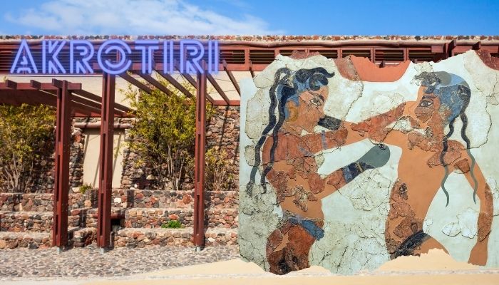 Akrotiri Santorin le site archéologique